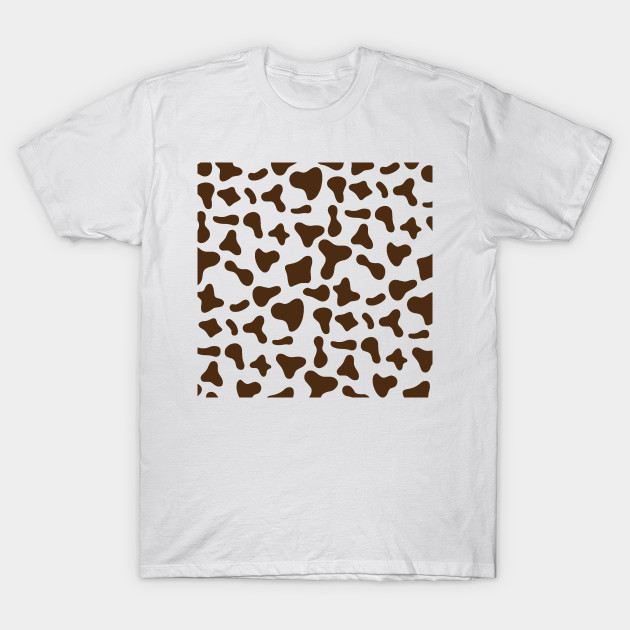 Chocolate Brown Cow Print by Cow Print Stuff